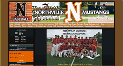 Desktop Screenshot of northvillemustangbaseball.com